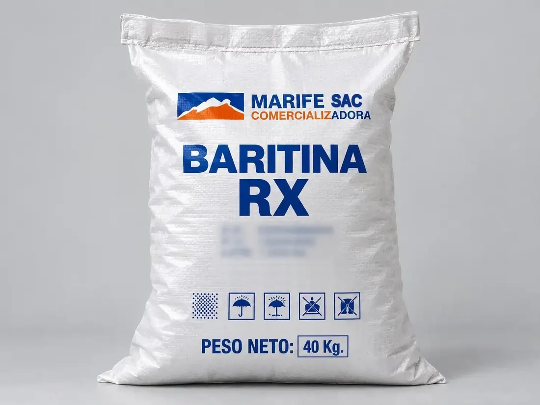 Saco de Baritina RX de 40 kg para blindaje de salas de rayos X - Insumos Marife